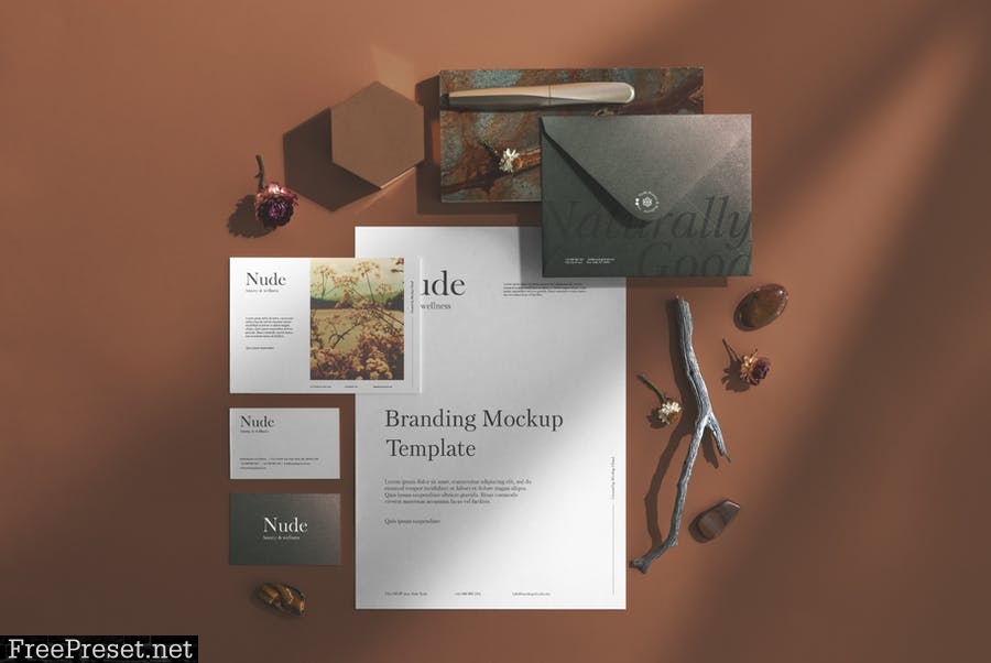 Nude Branding Mockup