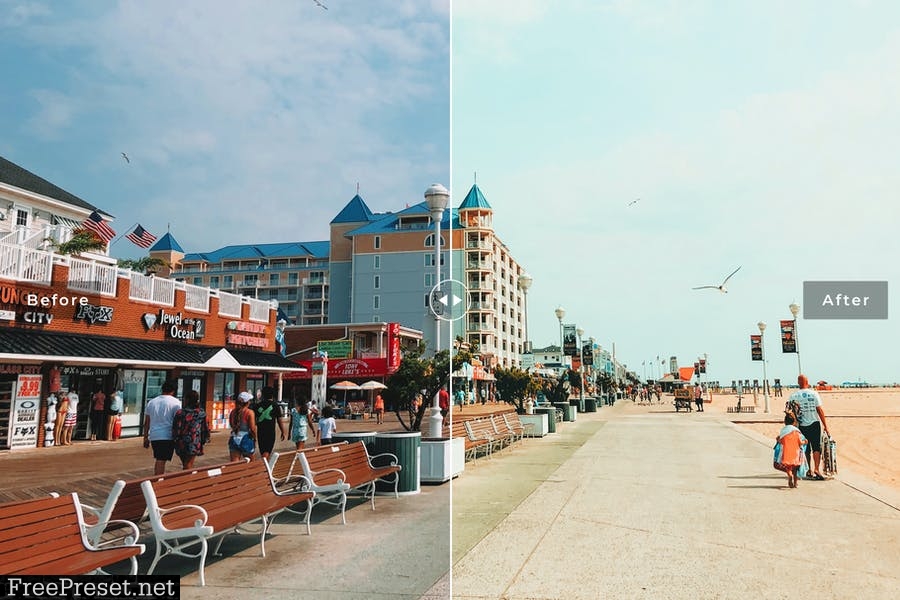 Ocean City Mobile & Desktop Lightroom Presets