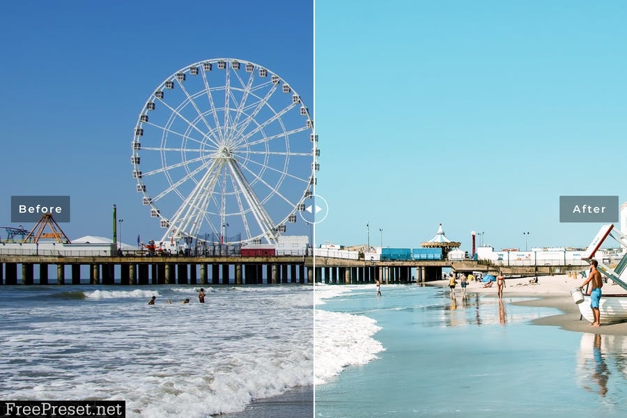 Ocean City Mobile & Desktop Lightroom Presets