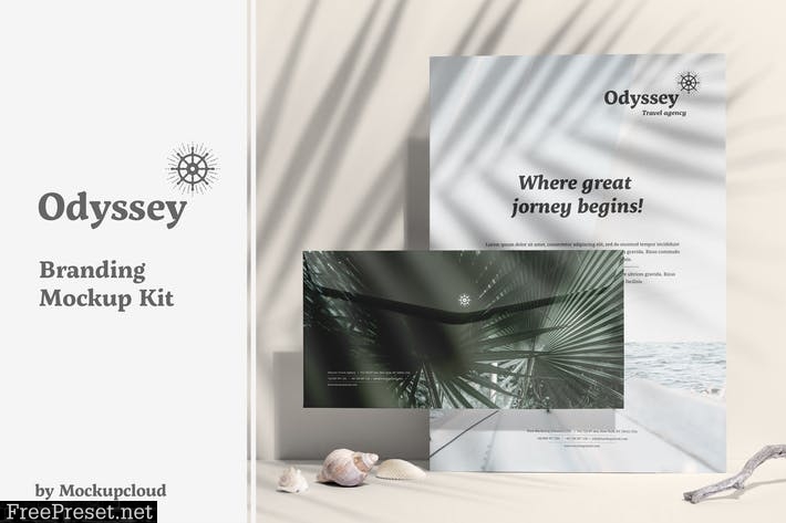 Odyssey Branding Mockup