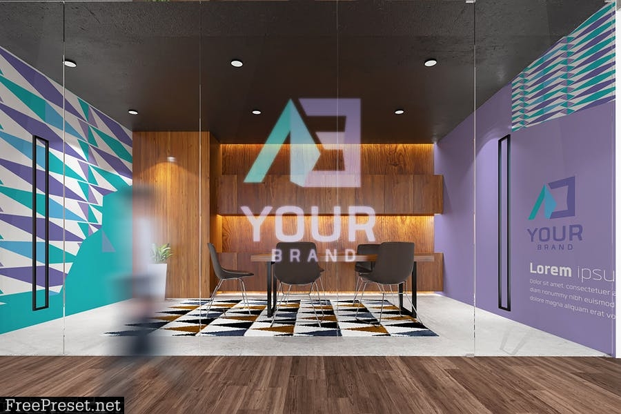 Office Interior Branding Mockups V3