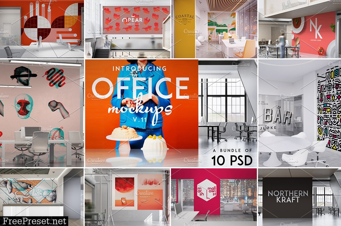 Office Mock-Ups Bundle 478403