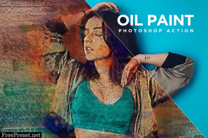 Oil Paint Photoshop Action Kit