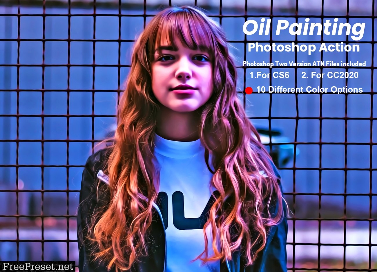 Oil Painting Photoshop Action V-2 5901162