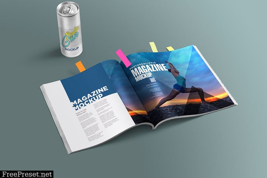 Open & Close Magazine Mockups WATG87