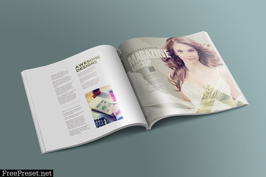 Open & Close Magazine Mockups WATG87