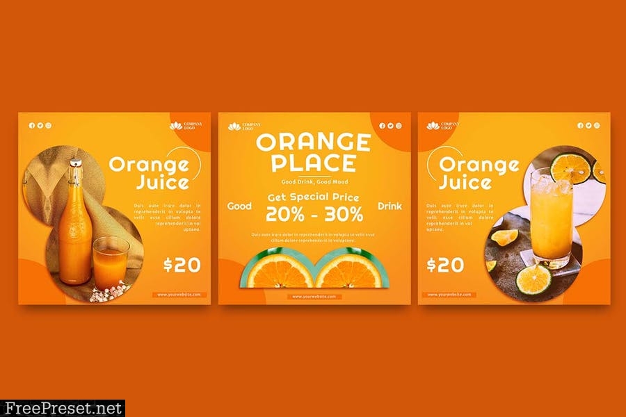 Orange Place Store's Instagram Template GPW3XFC