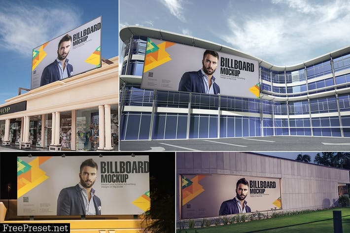 Outdoor Advertising Mockups UU7DE9