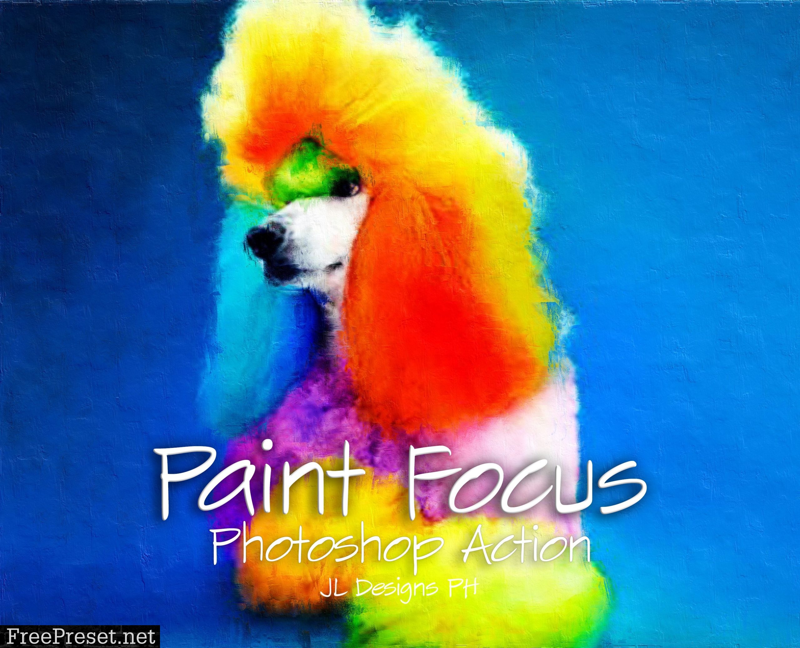 Paint Focus Photoshop Action 5928190