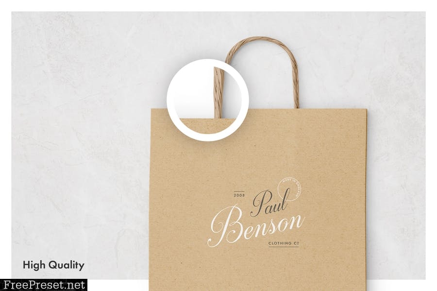 Paper Bag Mockup Set