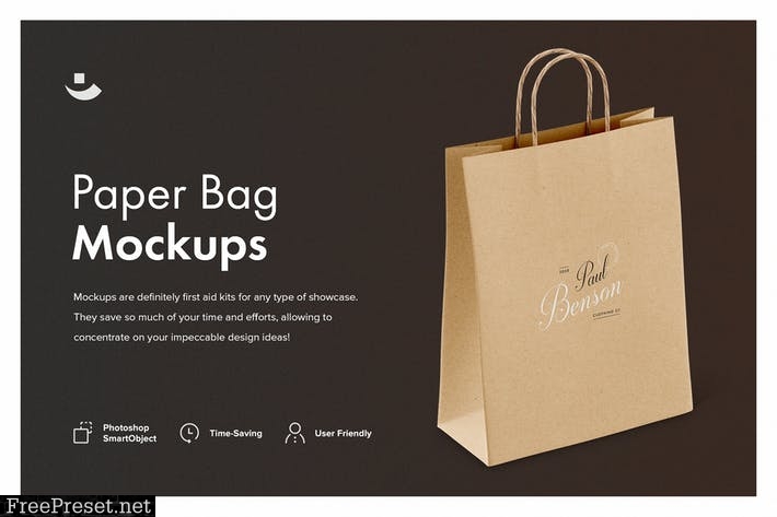 Paper Bag Mockup Set