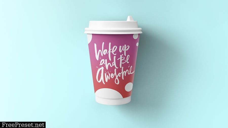 Paper Cup Mockup JGRD2T