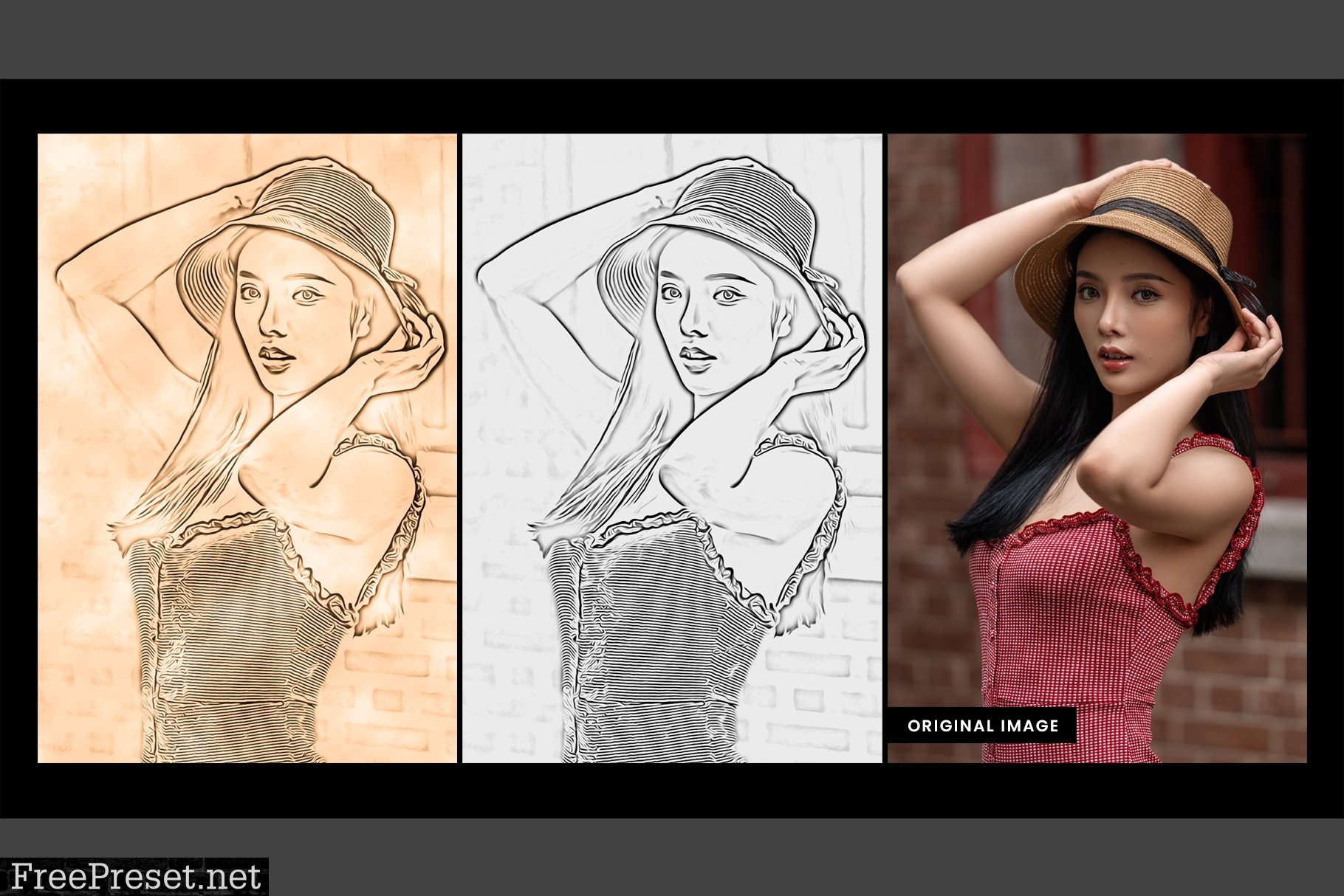 Pencil Sketch Photoshop Action 5928725