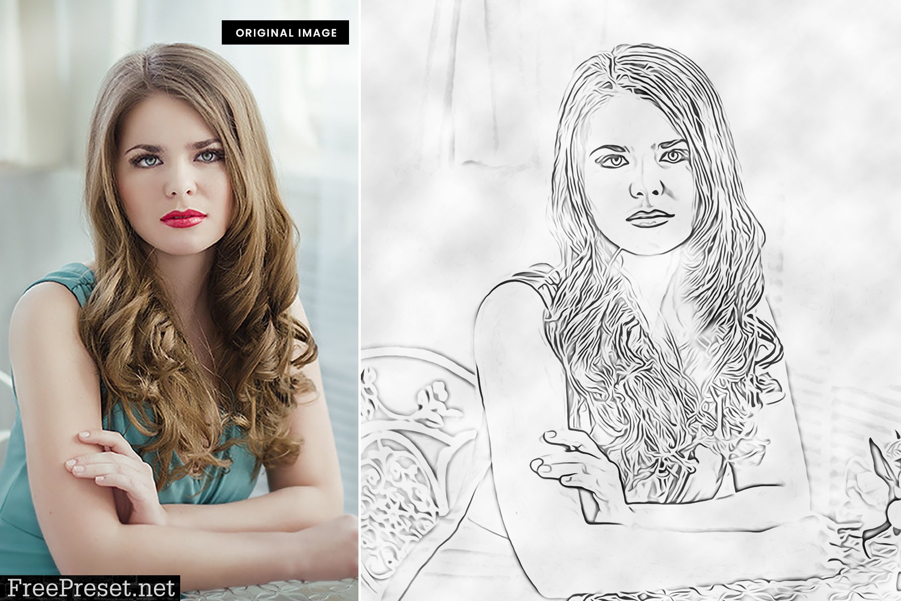 Pencil Sketch Photoshop Action 5928725