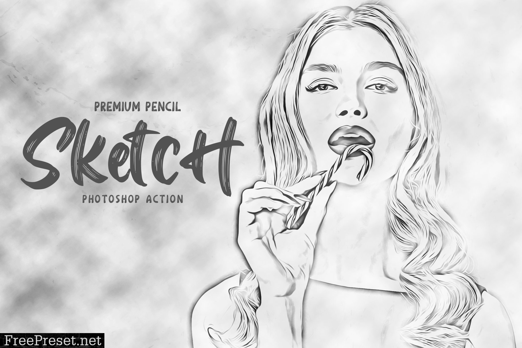 Pencil Sketch Photoshop Action 5928725