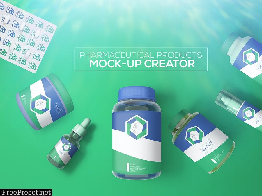 Pharmaceutical Products Mock-up