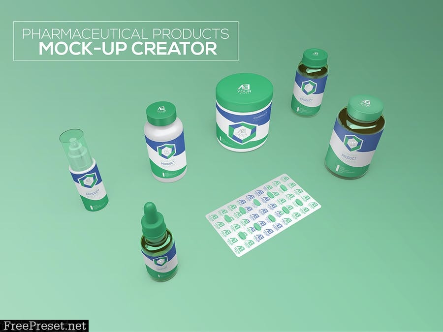 Pharmaceutical Products Mock-up