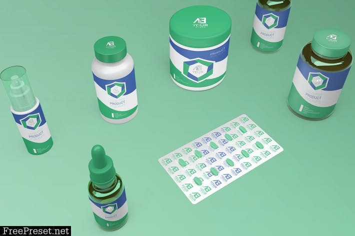 Pharmaceutical Products Mock-up