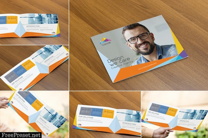 Photorealistic Brochure Mockups 5HCWES