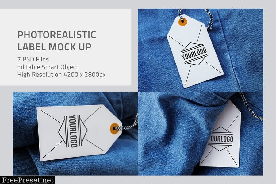 Photorealistic Label Mockup PKD7GA