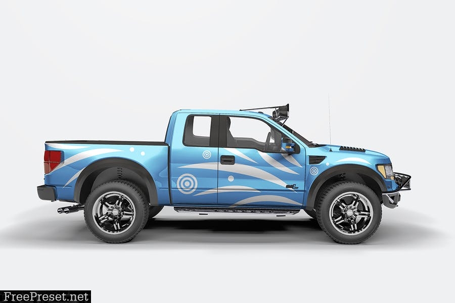 Pick Up Truck Mock-Up