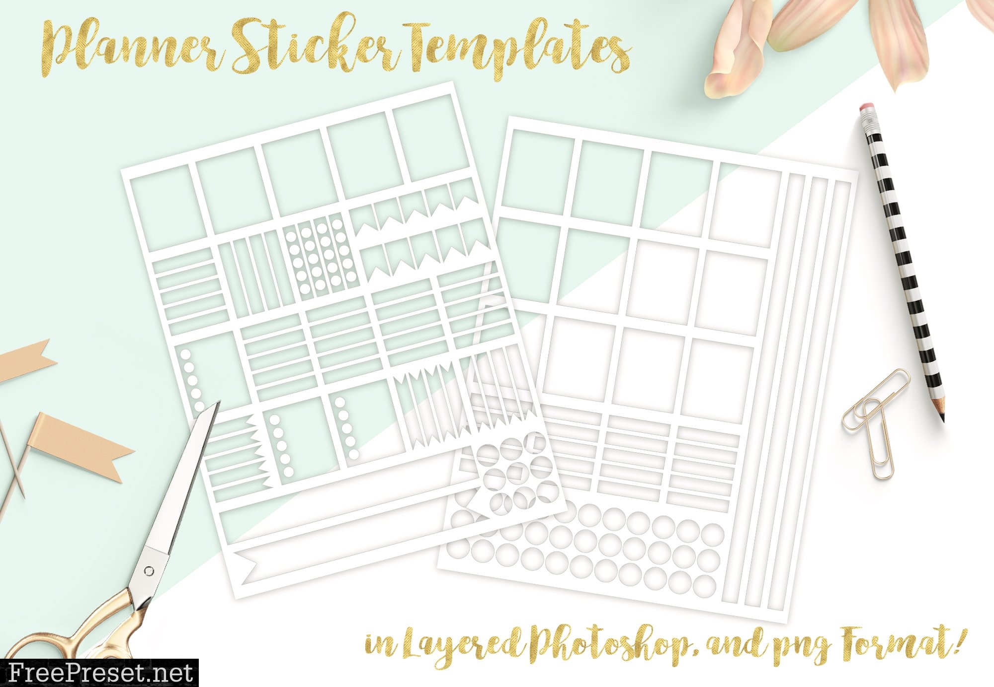 Planner Sticker Template Big Bundle 1350702