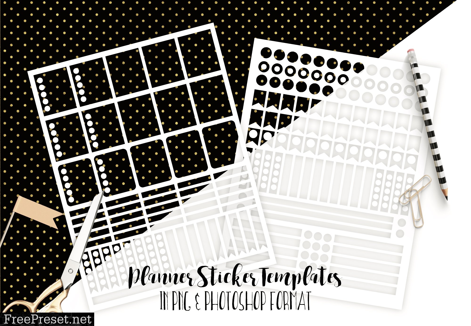 Planner Sticker Template Big Bundle 1350702