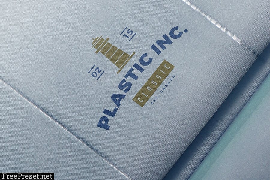 Plastic Logo Mockups FF9EFS