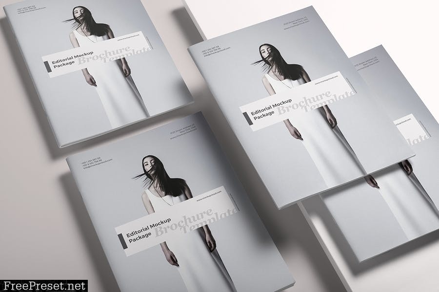 Portrait Brochure Mockup Vol. 2