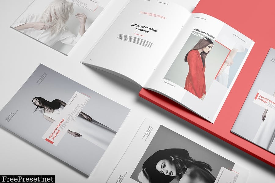 Portrait Brochure Mockup Vol. 3