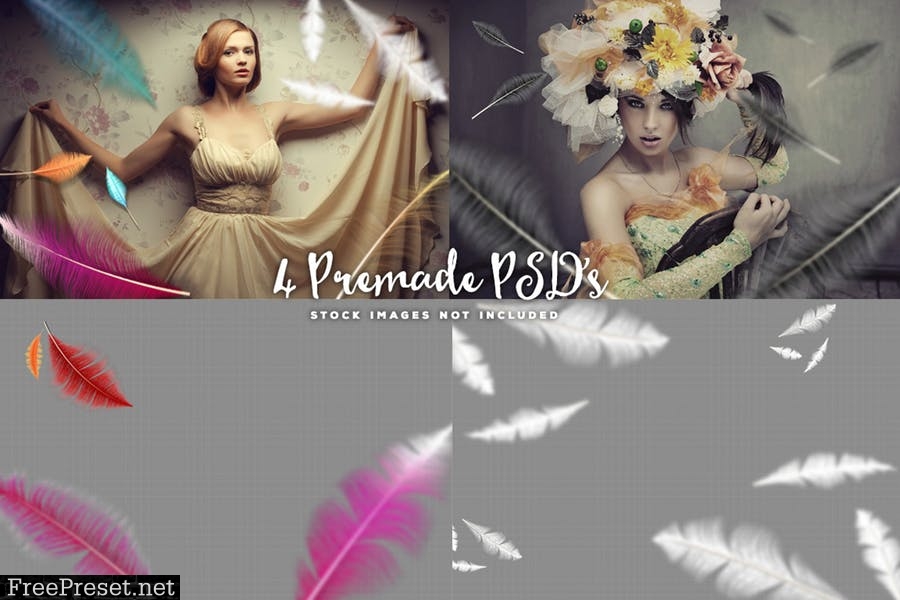 Pretty Feathers Art Pack 3MLVAE