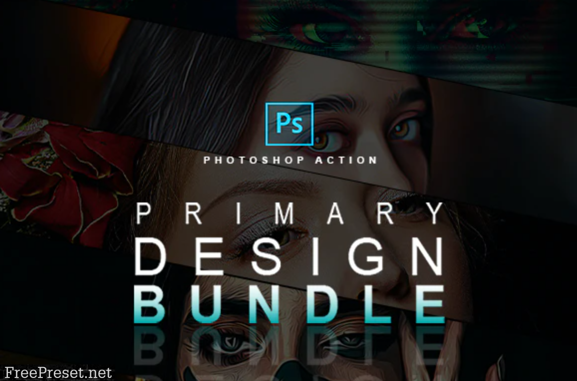 Primary Design Bundle – Photoshop Actions 29403470