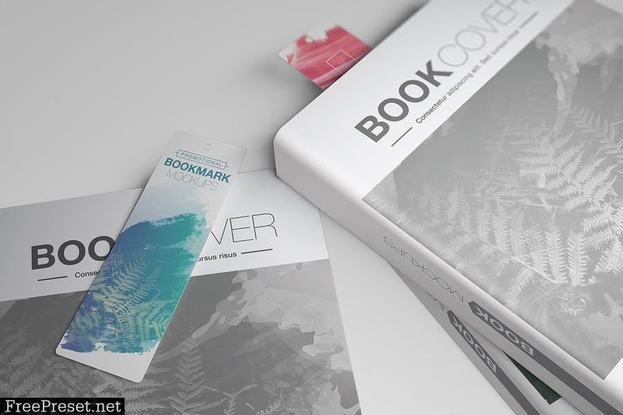 Promotional Bookmark Mockups Vol2