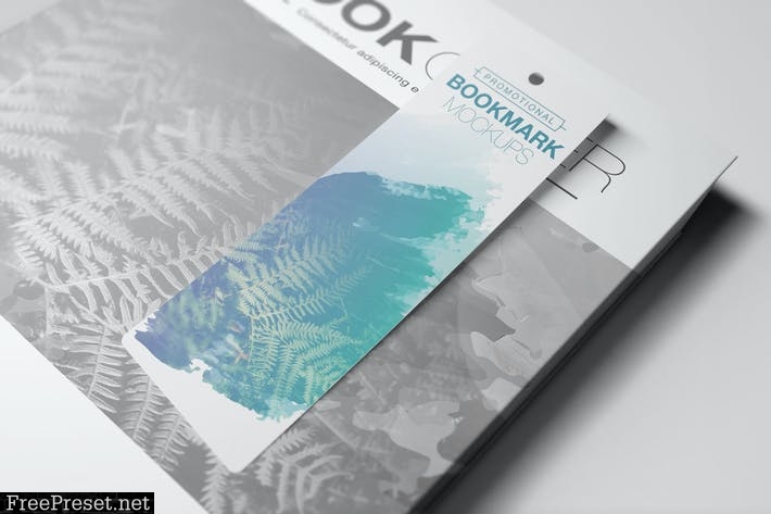 Promotional Bookmark Mockups Vol2