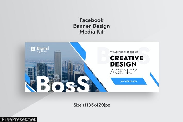 Promotional Digital Agency Facebook Timeline Cover VX5XVNC