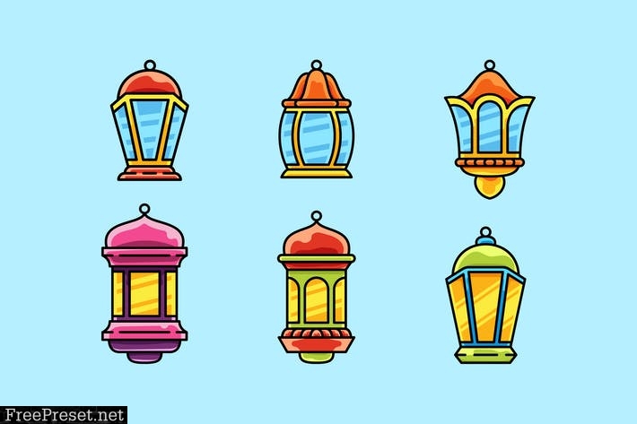 Ramadhan Lanterns Set 2ZZQ9KE