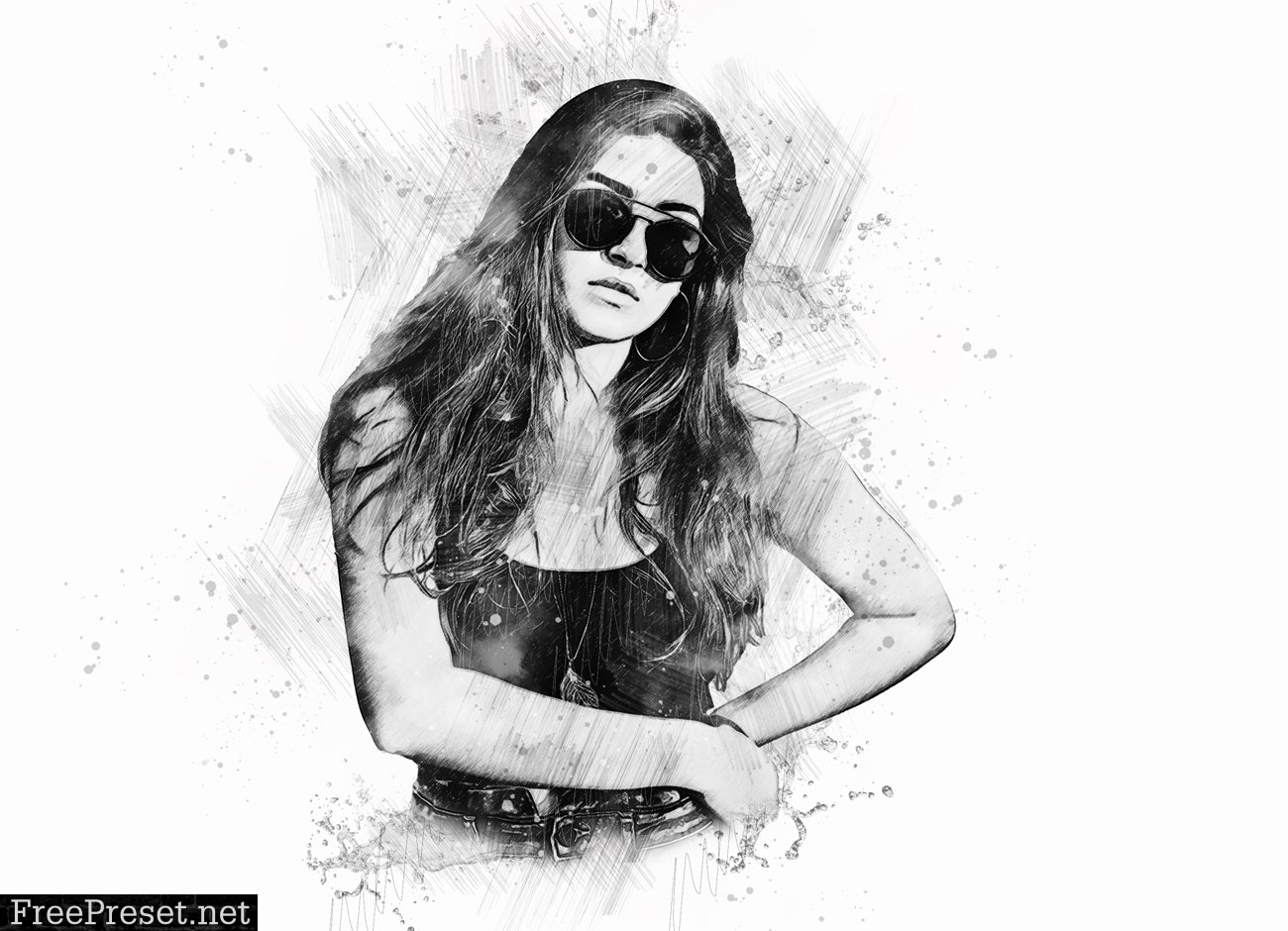 Real Sketch Art Photoshop Action 5990338