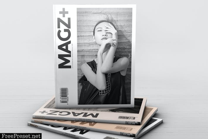 Realistic Magazine Mockups F7RGA9