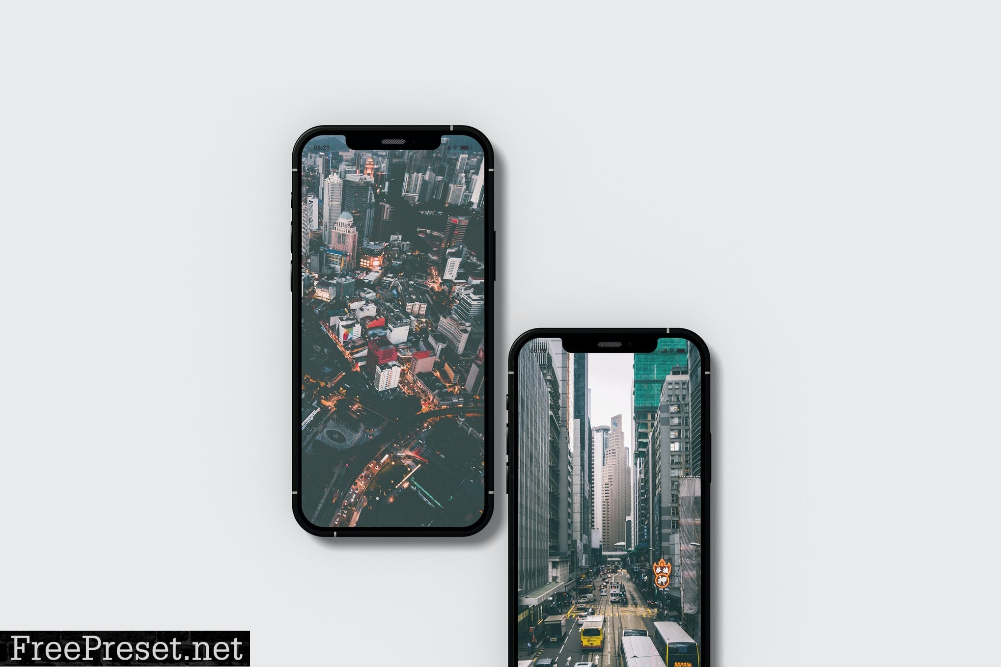 Realistic Screen Mockup iPhone 12