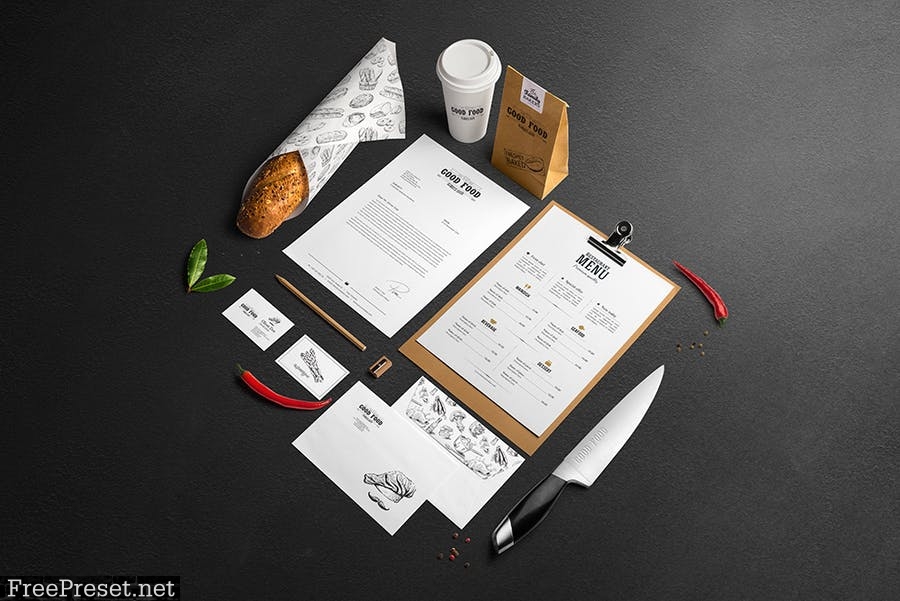 Restaurant Food Mockup ZUR24W