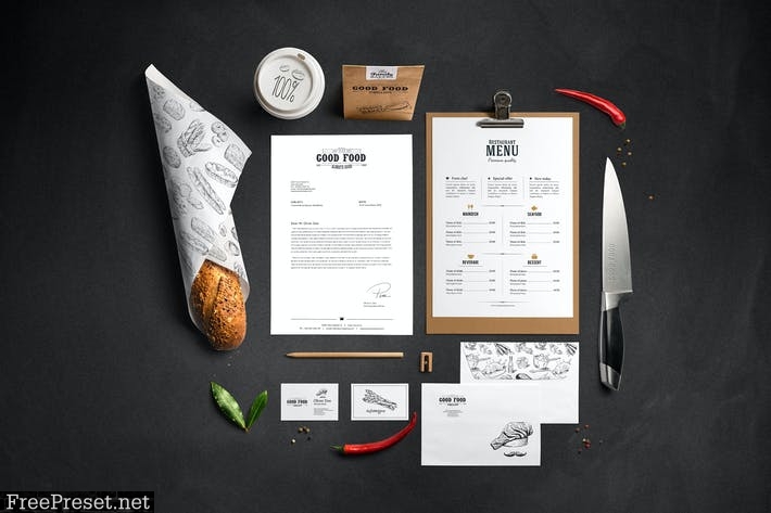 Restaurant Food Mockup ZUR24W