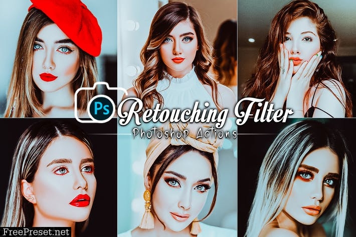 Retouching Filters Photoshop Actions CK2LXWX