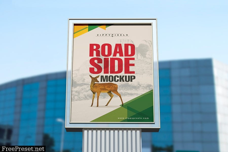 Roadside Billboard Mockups XJBYBM