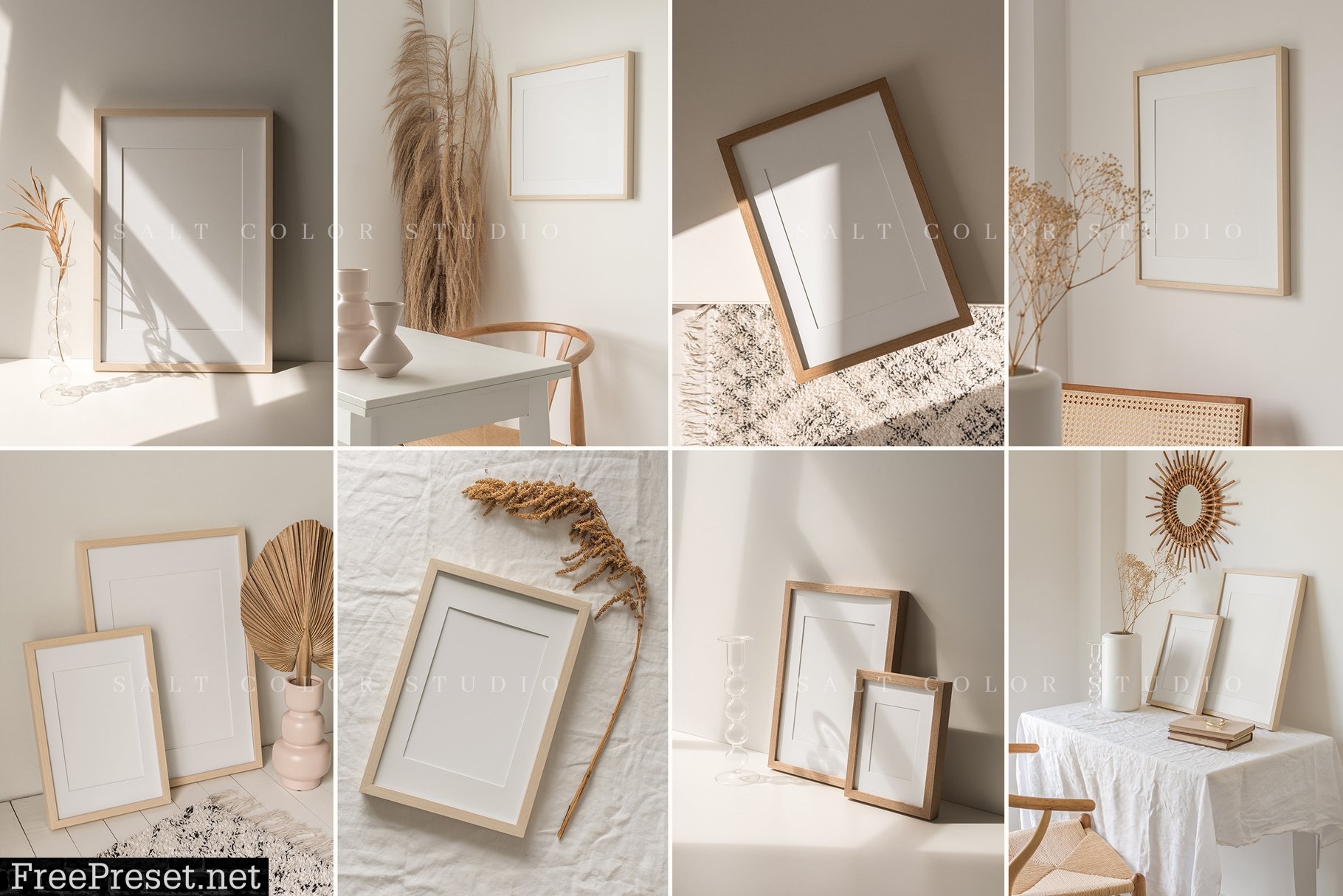 Roca Frame Mockup Bundle - JPG + PSD 5954280