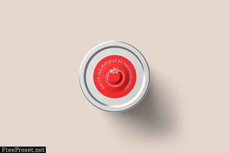 Sauce Jar Mockup