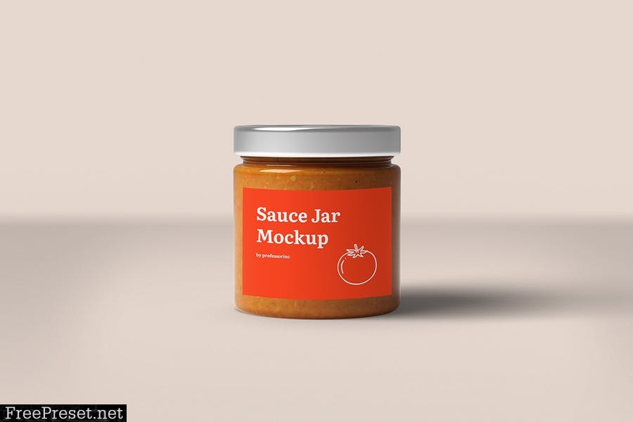 Sauce Jar Mockup