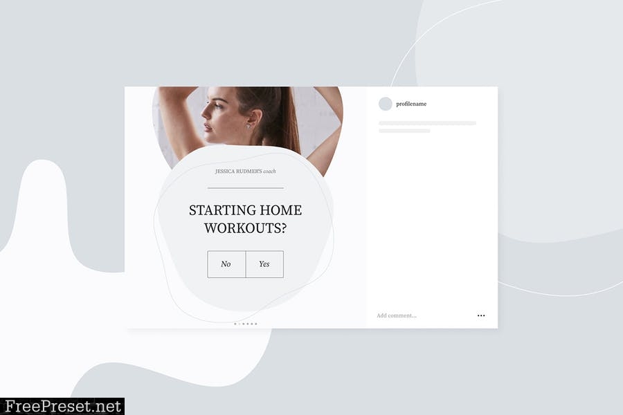 Selesta Grey Social Templates WFLCXHW