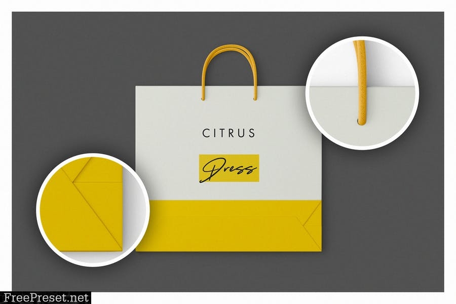 Shopping Bag Mockup Set