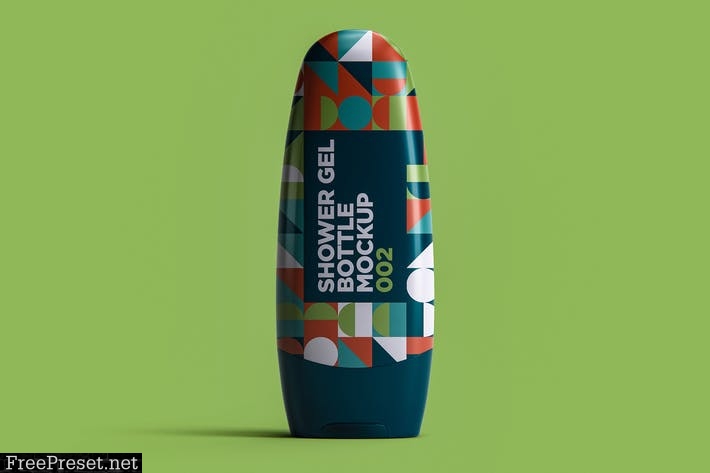 Shower Gel Bottle Mockup 002