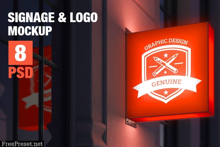 Signage & Logo Mock-up
